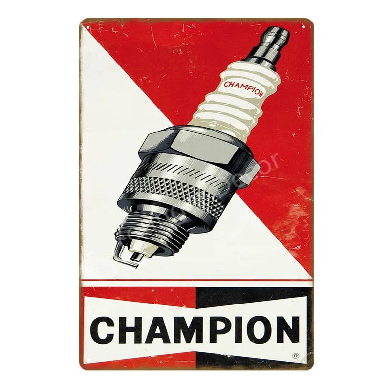 Vintage Motor Oil Gasoline Metal Signs Tin Poster Retro Bar Pub Garage Decor Gas Station Decorative Wall Plaque YJ126