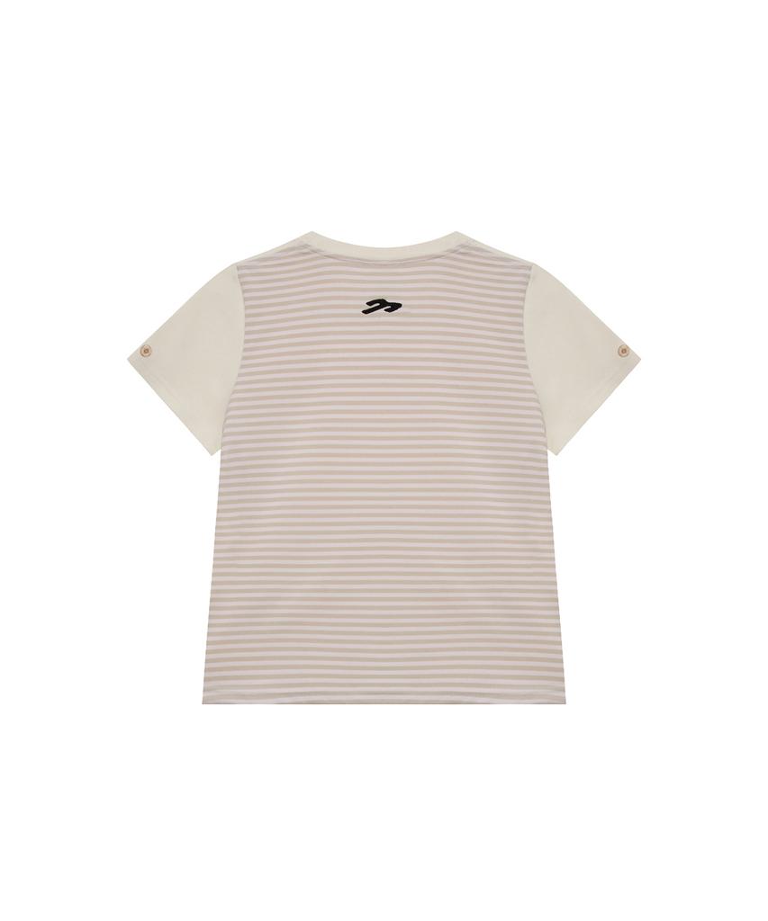 Tansanmageunesyum Rabbit Button T-Shirt (Ivory)