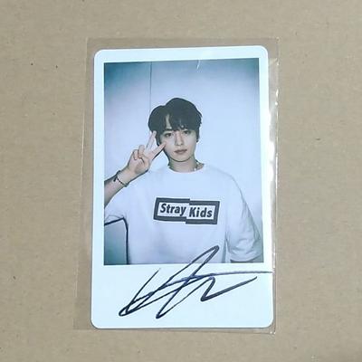 [USED] SKZ Stray Kids Reno Instax-style Signed Photo Card