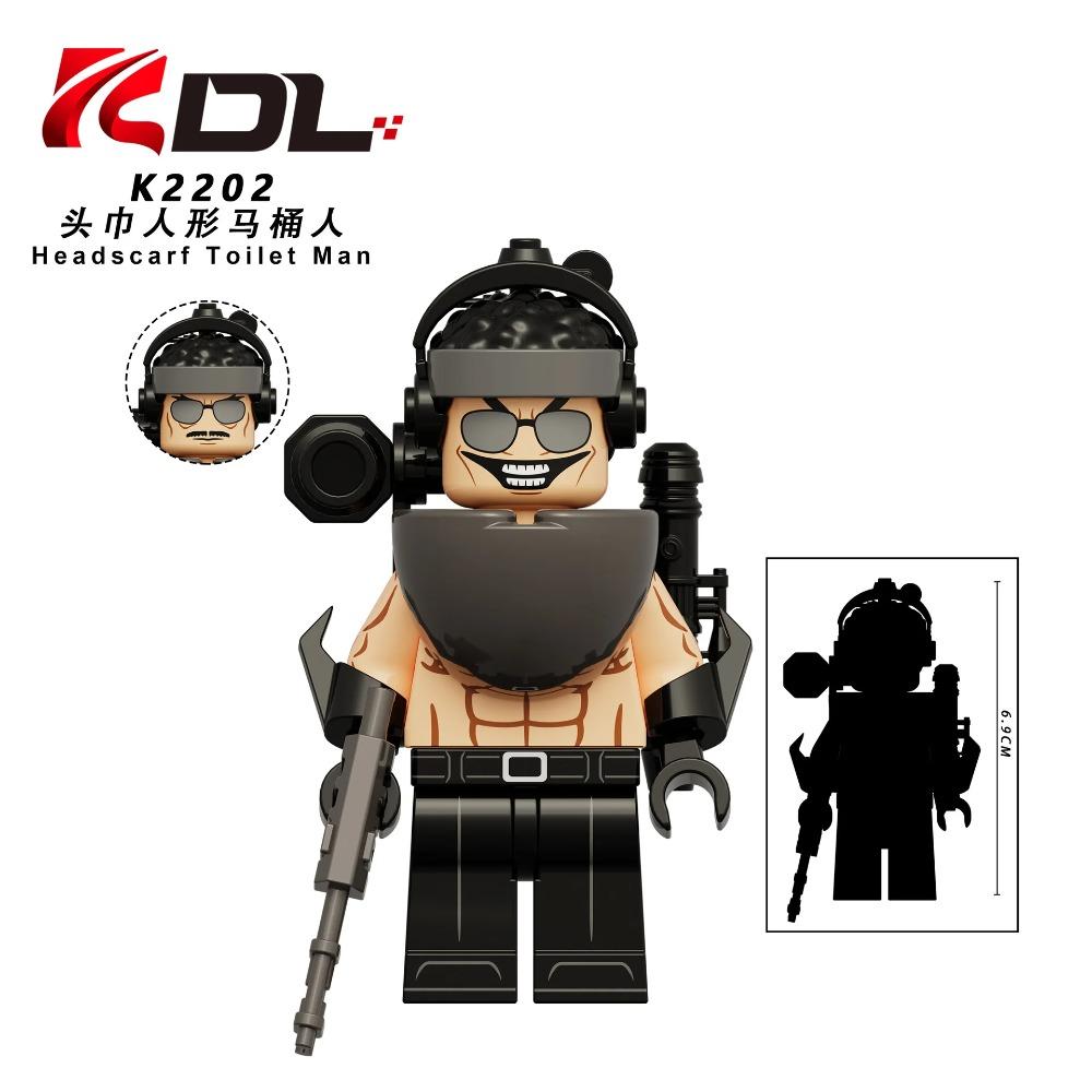 Skibidi Toilet MOC Abstract Robot Building Blocks Compatible With LEGO Monitor TV Man Delicate Figures Mini Model Bricks Toys