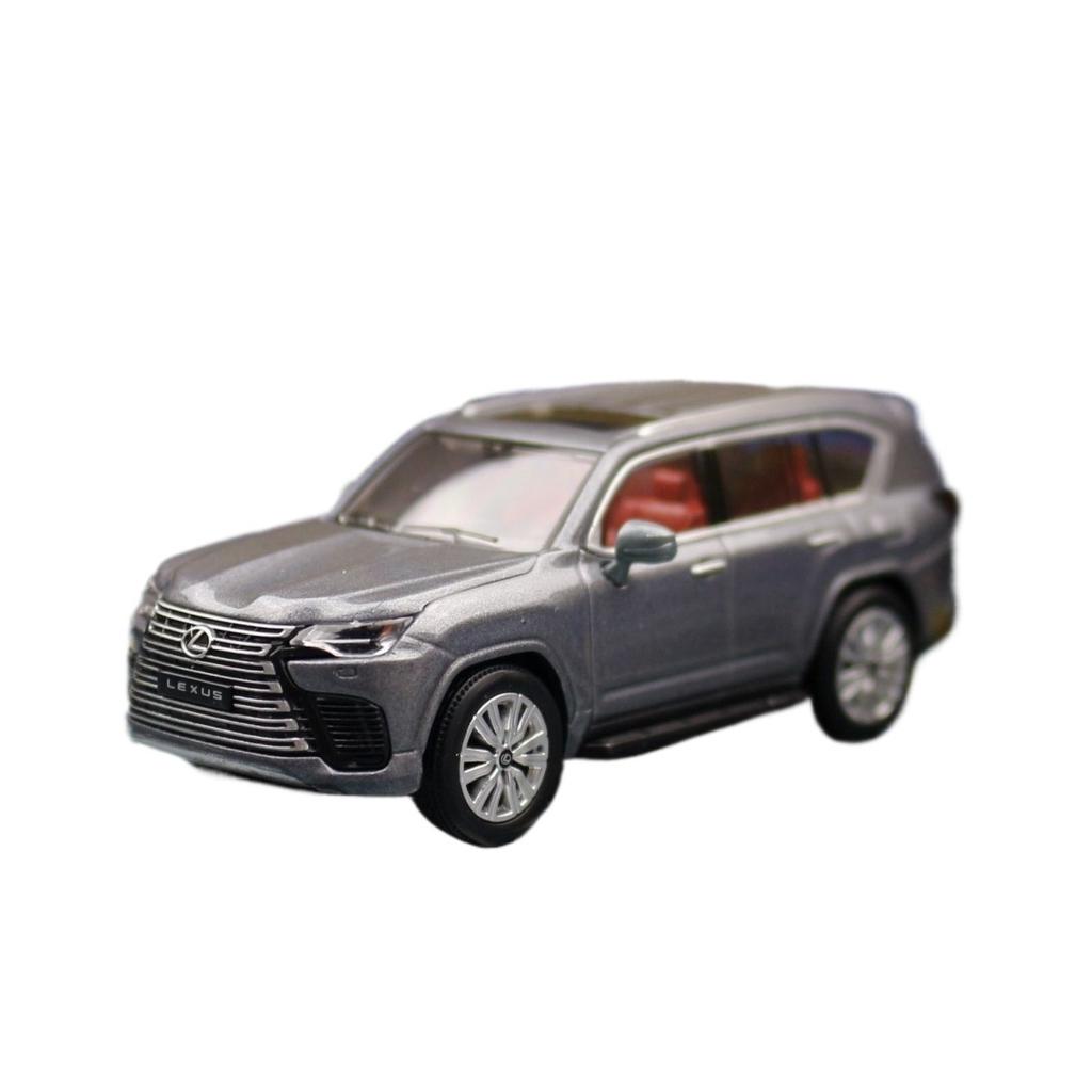 1/64 Lexus LX600 Miniaturmodell JKM Premium SUV Spielzeugauto Fahrzeug Freilaufräder Druckguss Zinklegierung Metall Sammlung Geschenk