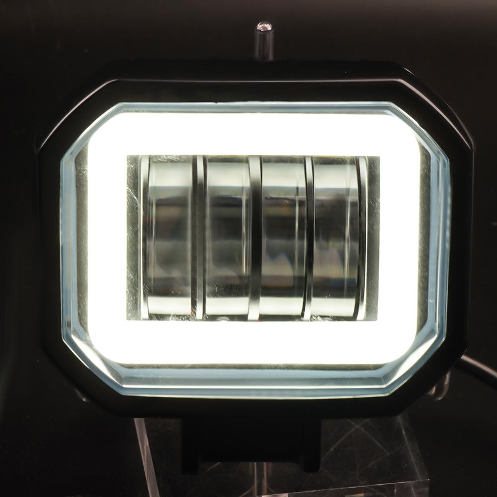 LED Fog Lamp Driving Daytime Off road Led Light Headlight 3'' 40W Motorcycle Halo Lamps For Jeep ATV 12V 24V SUV Worklight Beams