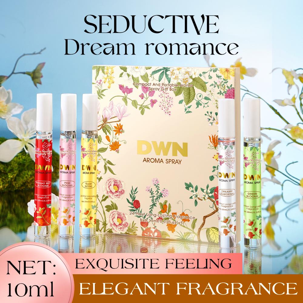 Alcohol-Free Perfume Gift Set: Long-Lasting Fresh & Elegant Fragrance Mist for Outdoor Beach Ladies