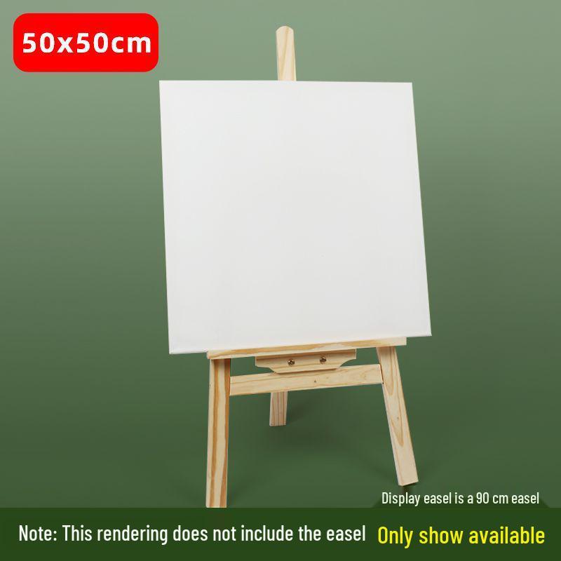 Velké lněné bavlněné akrylové olejové plátno s dřevěným malířským rámem pro vlastní montáž