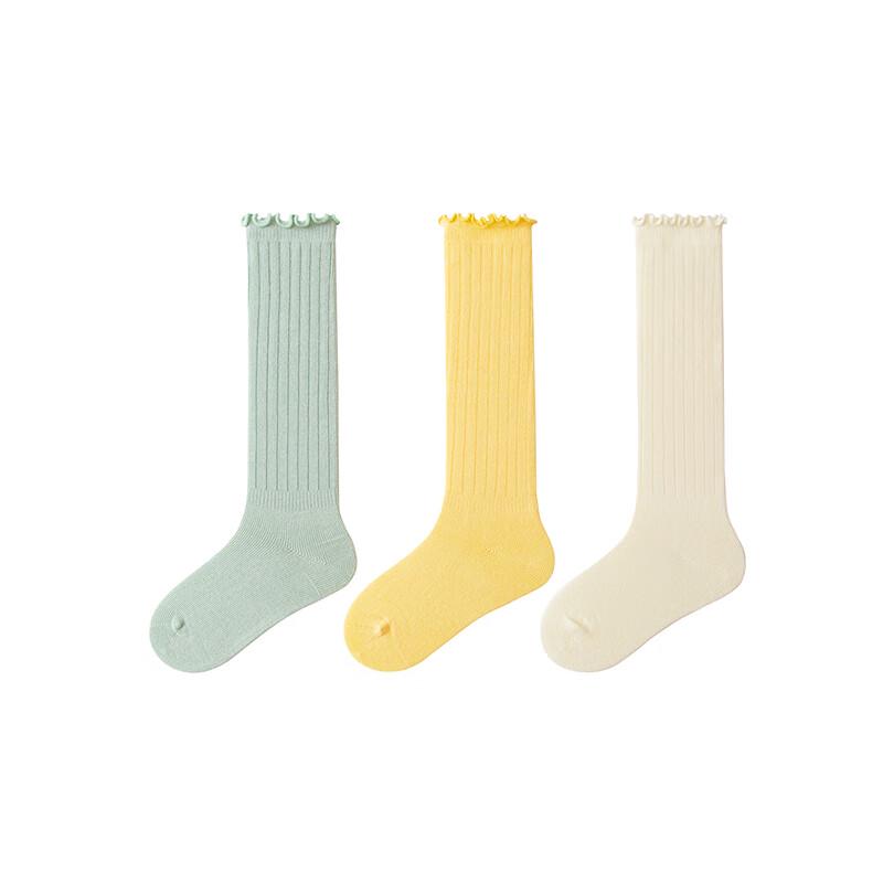 Mini Balabala Kids Breathable Cotton Socks 3-Pack