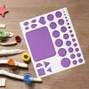 Paper Quilling Template Board Eva Mold Portable Ergonomic Design for DIY Paper Craft Cards Wall Decor Quilling Slotted Tool