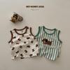 Heyhoney26 Summer Baby Vest Set - Large/Small, Cute Two-Piece for Boys and Girls