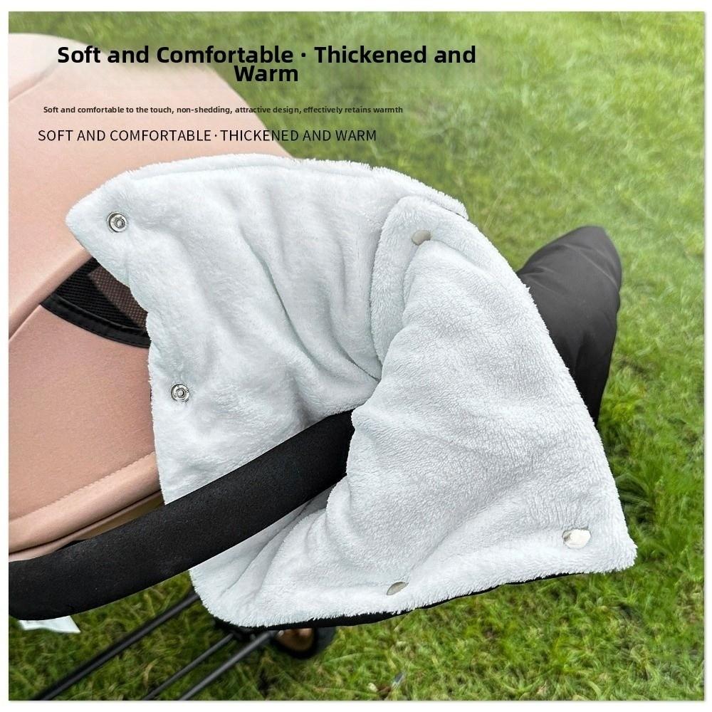1 Pair Windproof Handrail Gloves Thickened Stroller Mitten Winter Stroller Gloves  Baby Stroller