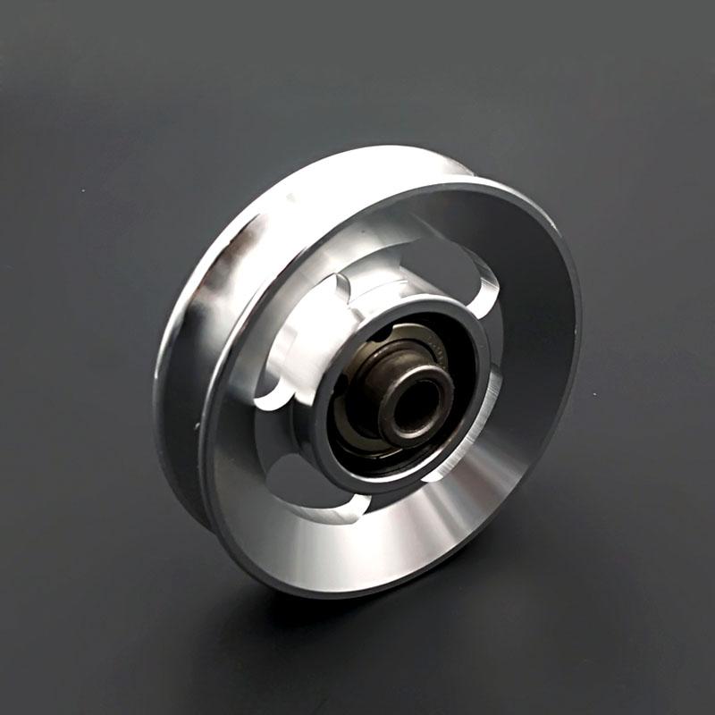 Universal Aluminium Alloy Bearing Pulley Wheel Diameter 73mm&88mm&95mm&110mm&114mm 5 Size Suitable for Transmission Equipment