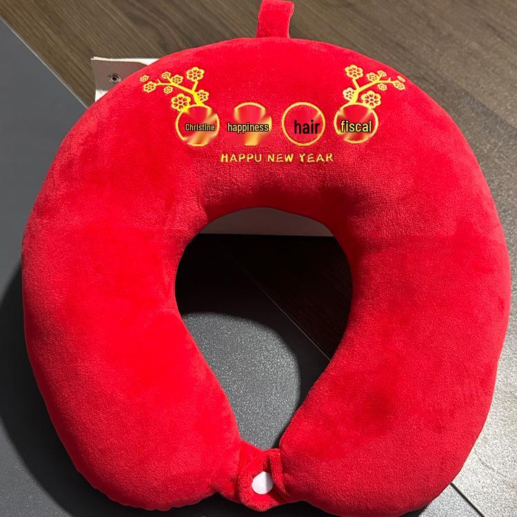 Almofada de Viagem em U para Pescoço e Costas para Escritório, Avião e Carro