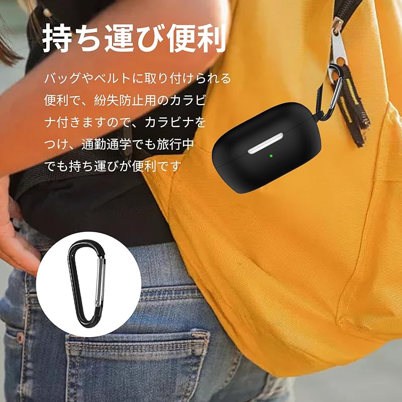 YAODLE Bose QuietComfort Earbuds Case (model released in 2024) correspondence Dedicated protective cover liquid silicone protective case Impact