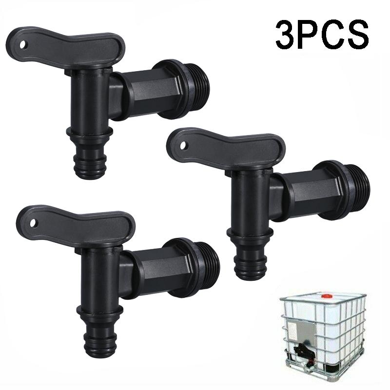 3/4 IBC Barrels Water Butt Tap Self Made Plastic Faucet For Beer Rain Brew Water Tank Faucet Water Garden Hose Connection