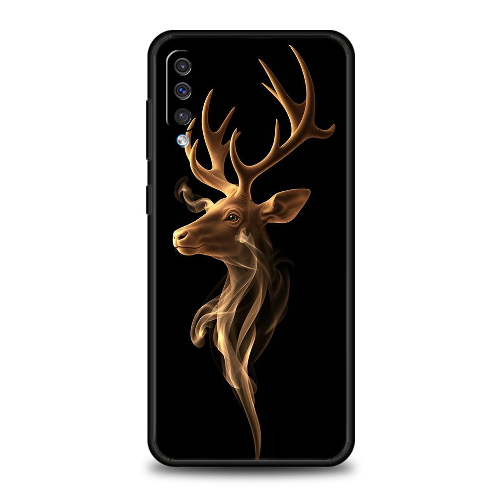 

Чехол для телефона Samsung Galaxy A56 A36 A26 A06 A16 A24 A36 A54 A14 A42 A22 A20 A12 A10 5G Мягкий ТПУ Корпус Животное Черный Рисунок Сумка Samsung A22
