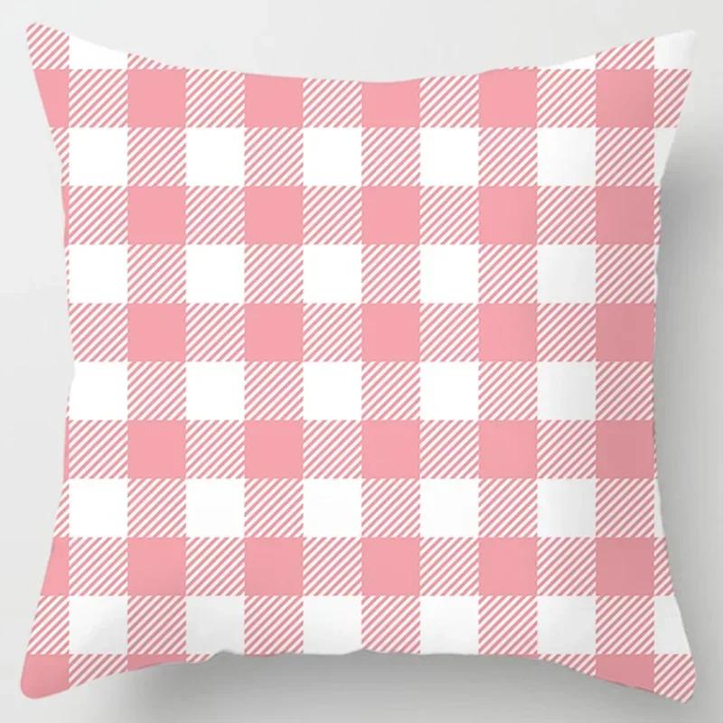 45X45Cm Pink Printed Pillowcase Decoration Sofa Cushion Cover Bed Pillowcase Home Decoration Car Cushion Cover Pillowcase