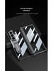 Samsung Z Fold7 Luxury Transparent Electroplated Case with Hinge Bracket & Film