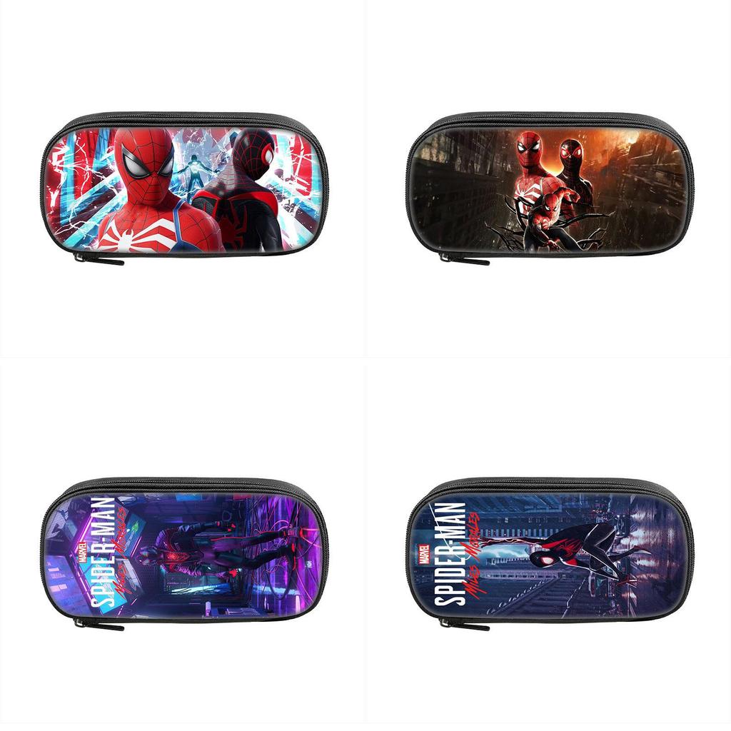 Spiderman Miles Morales Pencil Case With Polyester Material For Students And Gift Use
