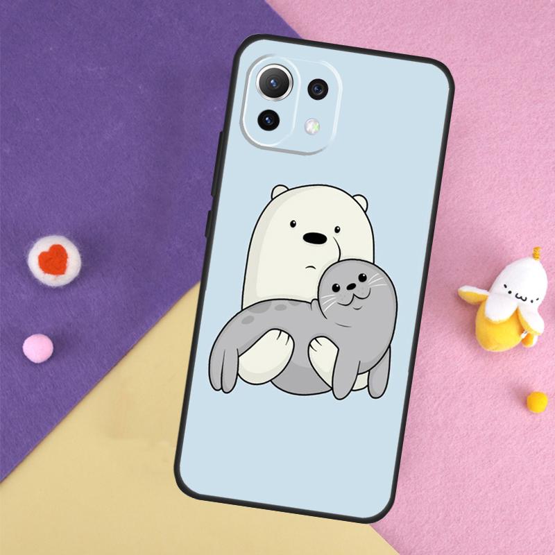 Baby Seals Case For Xiaomi 14T 11T 12T 13T Pro 13 14 15 Ultra POCO X7 Pro X3 X5 X6 F5 F6 M6 Pro Cover