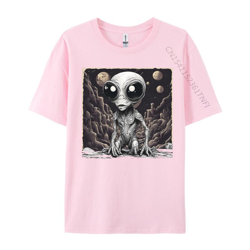Alien Tshirts Hip Hop Unisexs Tshirts Graphic Printed Tshirt Combed Cotton Tops Shirts Casual Clothing Shirt