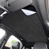 For MAZDA 6E EZ-6 2025-Present Car Suede Fabric Anti-uv Electrostatic Adsorption Sunroof Sunshade Auto Heat Insulation Skylight