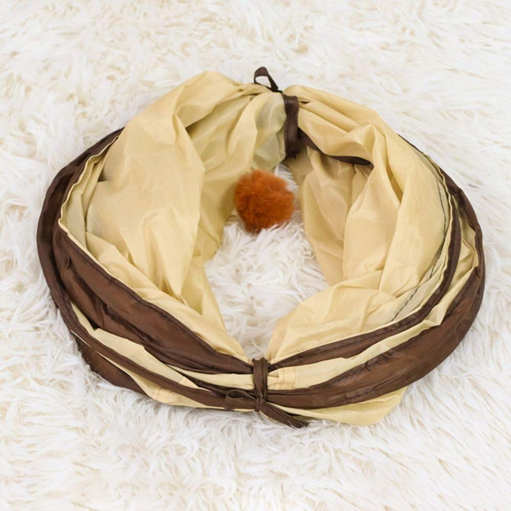 Breathable Cat Tunnel Tube Foldable Pet Fun Play Toy Portable Rabbit Guinea Pig Tent  Rabbit
