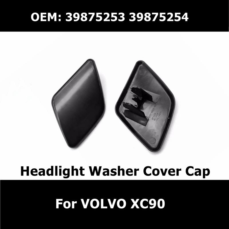 

39875253 39875254 1Pair Front Bumper Headlight Washer Cover Cap Trim For VOLVO XC90 Car Accessories