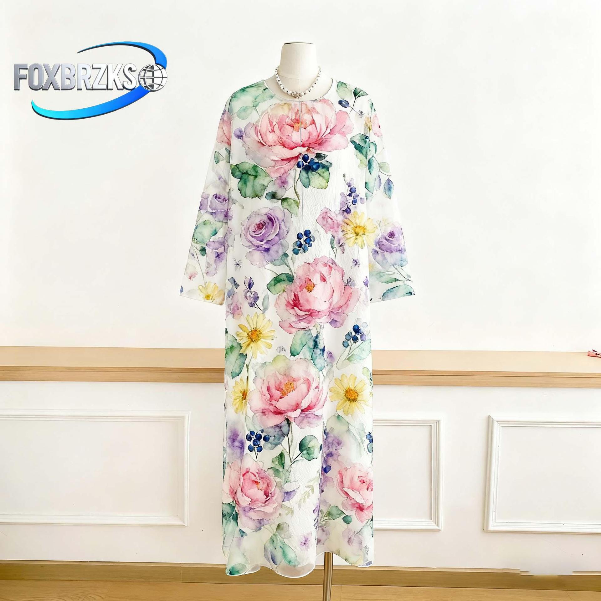 2026 Europe & Middle East Women s Muslim Loose Skirt Dress L