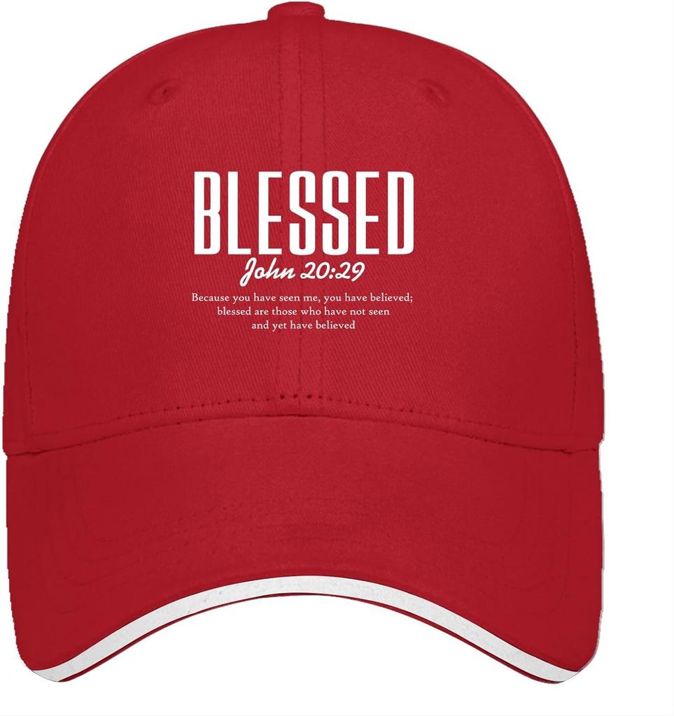 Blessed John 2029 Baseball Cap Polyester Adjustable Casual Summer Sun Hat Unisex