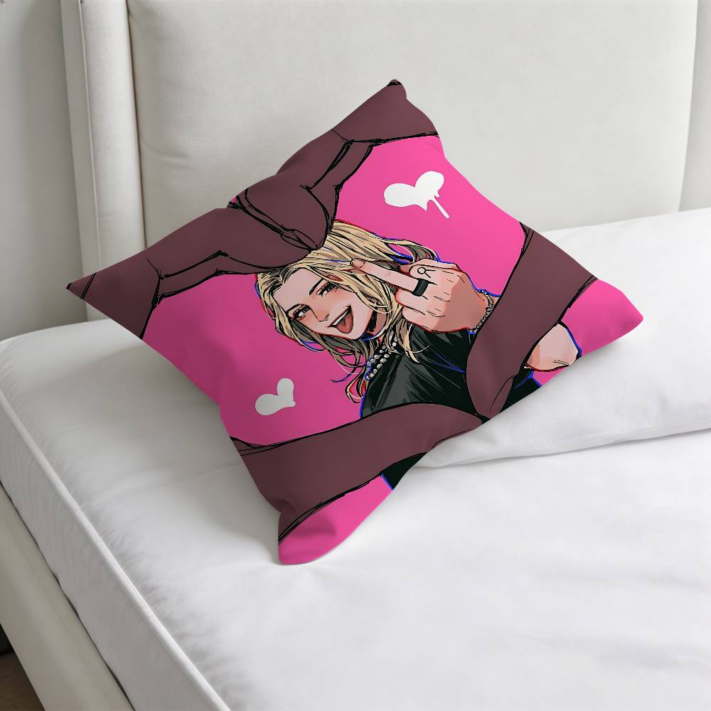 Singer EEmily AArmstrong Fashion Square Pillow Case Durable Throw Pillow Cover for Sofa Couch Chair