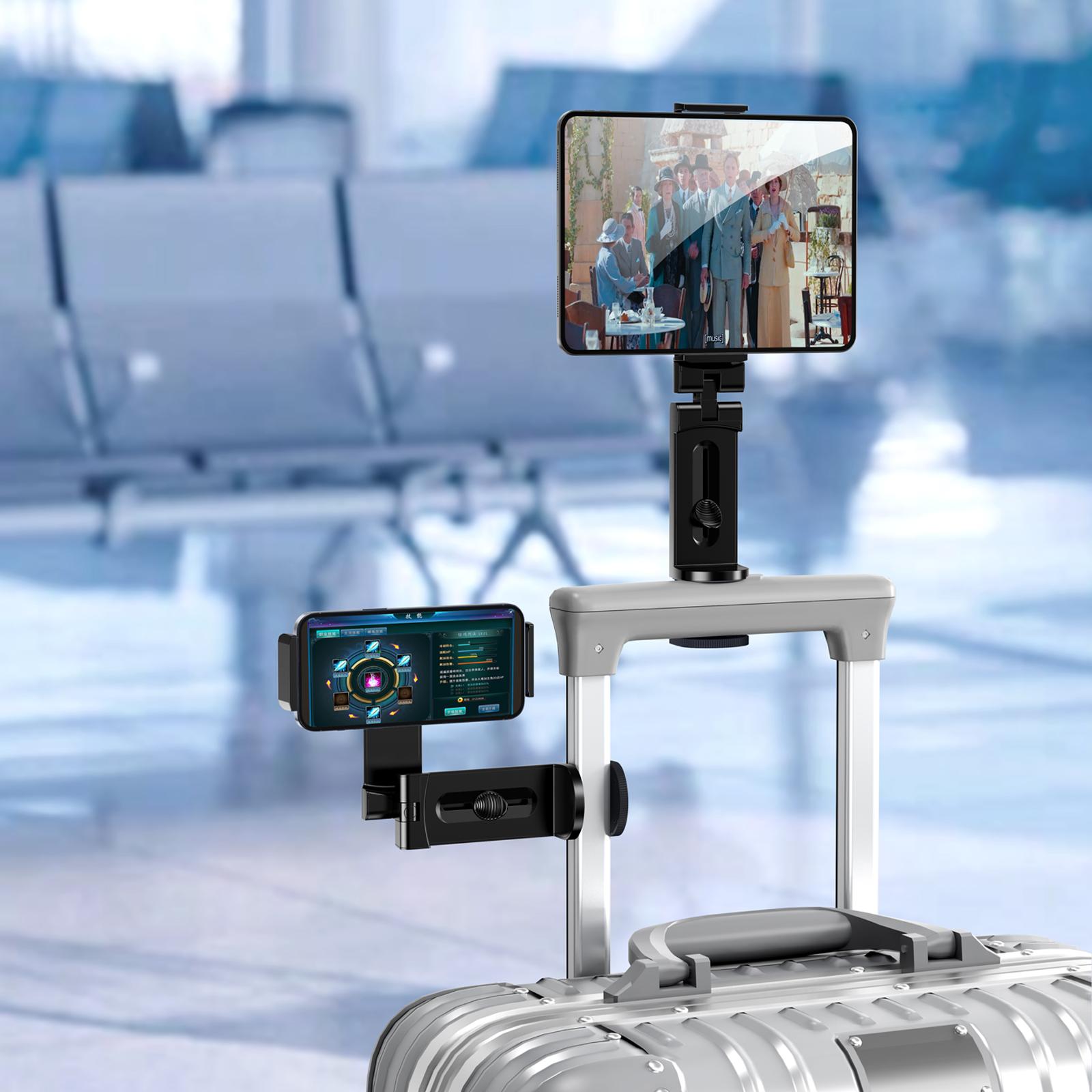 

Ранние авиапутешествия Необходимые вещи Держатель для телефона Универсальный держатель для телефона Handsfree Подставка для столика для полета с вращением на 360° Карманный размер