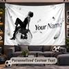 Wall Hanging Tapestry Custom NameHarry Styles Pattern Personalized Printed Fabric Wall Decor