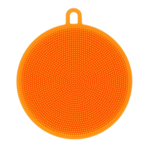 Takagi Soft Nail Brush, Approx. 110mm Diameter, for Removing Oil and Stains, Squeezes Hard Without Pain, Fine Ribs Capture Dirt, Made of Silicone