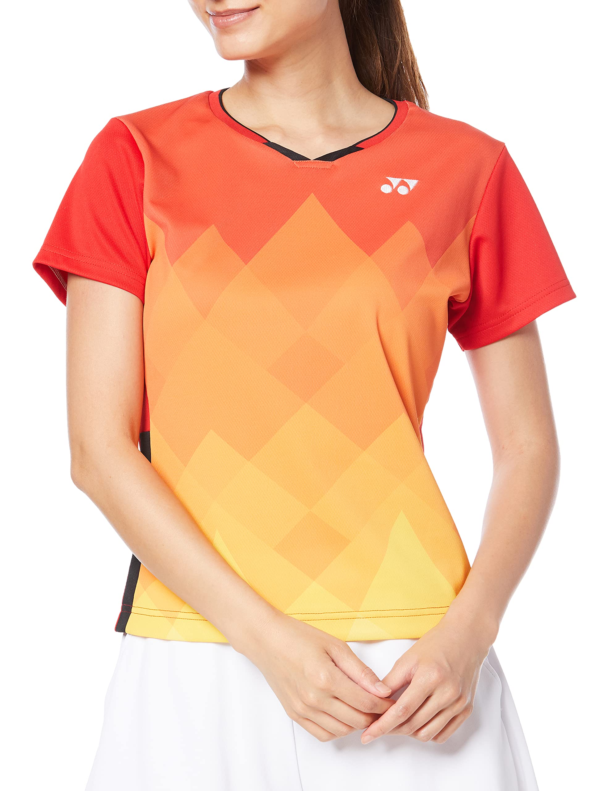 

Рубашка с коротким рукавом Game Shirt Sunset Red S [YONEX] женская (496)