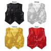 Dressy Look Sequined Vests Sequined Design Dance Costume Hip-hop Style Performance Suit  Jazz Dance