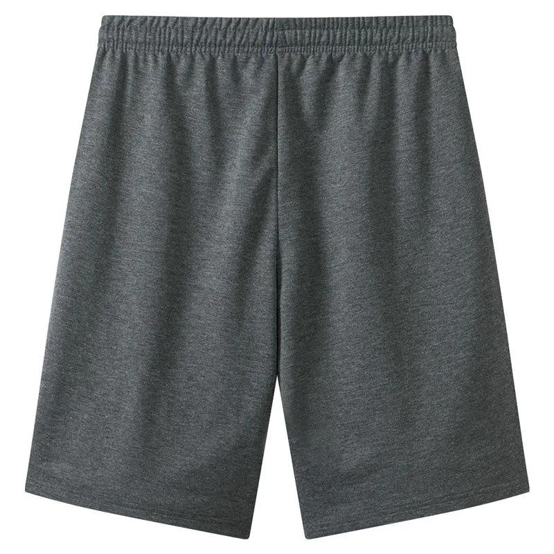 Men's Summer Gray Lightweight Drawstring Elastic Waist Casual Comfortable Daily Shorts