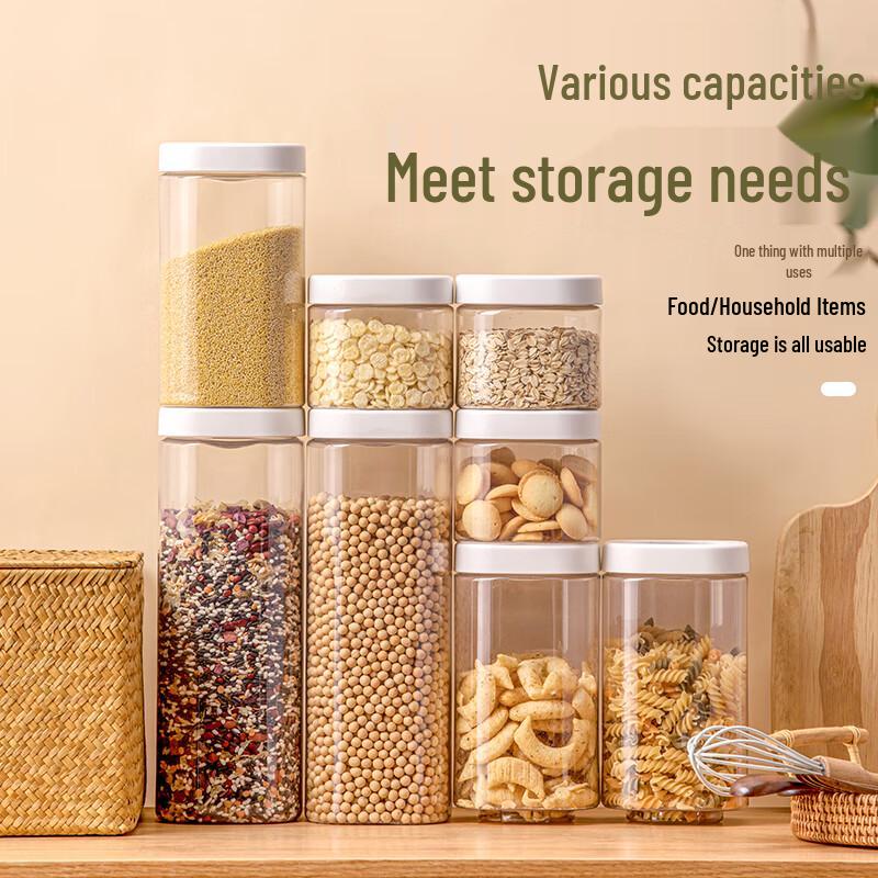 Camellia Plastic Sealed Storage Jar