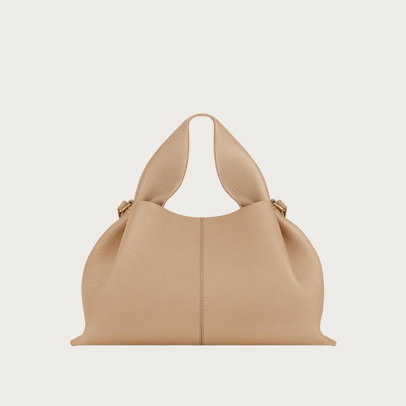 TrendyMBag Niche 2026 Nieuwe Crossbody Tas Wolk Schouder Knoedel High-end Textuur Handtas no gift box