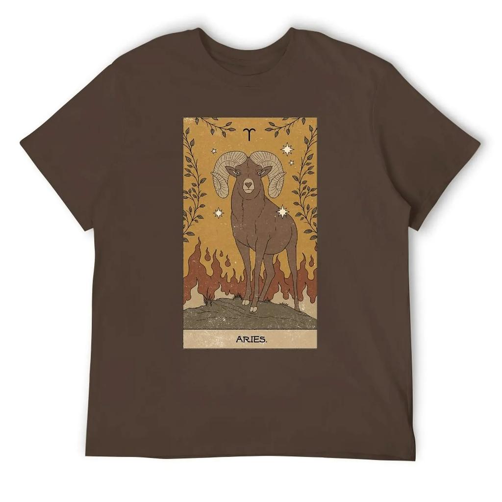 Rundhals Widder Zwölf Sternbild (16) T-Shirt Move Tees Hipster Neuheit Zuhause US-Größe