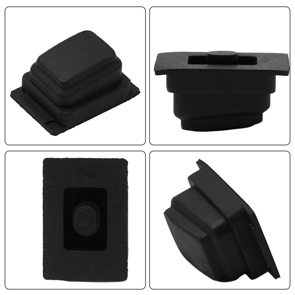 For Tucson 15-20 Exterior Door Handle Buckle Rubber Induction Button Black 1pc