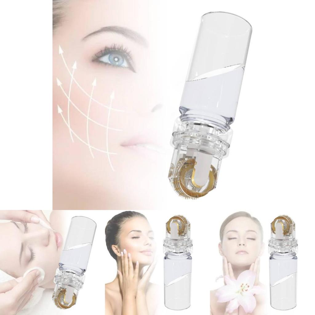 Hydra Roller 64 Nadeln Microneedling Serum Infusionsgerät für strahlende Haut