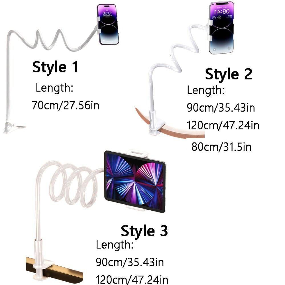 70/80/90/120cm Cell Phone Holder Flexible Bedside Clip Mount  Live Broadcast Support