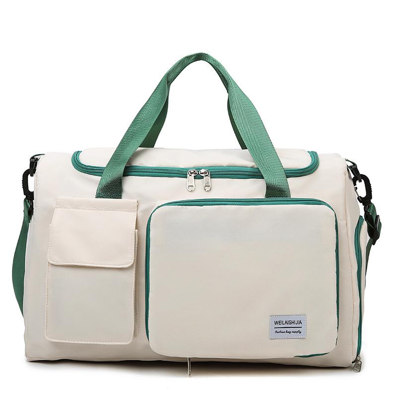 Wielofunkcyjna, składana torba na jogę i fitness z przegrodą mokrą/suchą dla kobiet i mężczyzn