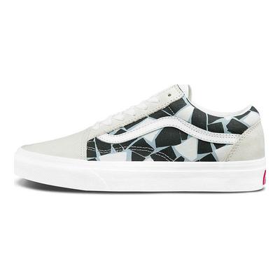 Old Skool Lässige Atmungsaktive Leichte Low-Top Skateschuhe Unisex Sneaker Weiß VN0A38G19M1