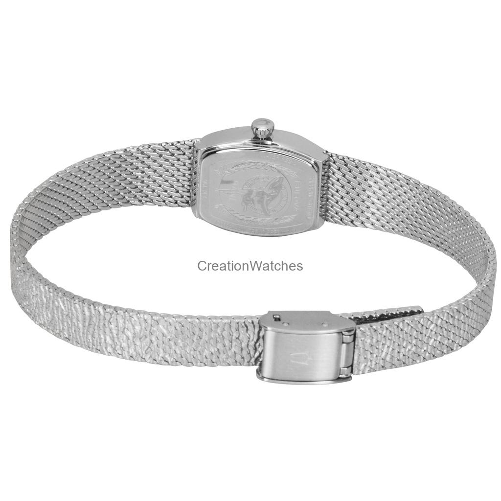 BULOVA Goddess of Time Stainless Steel Blue Dial Quartz 96L343 Women's Watch