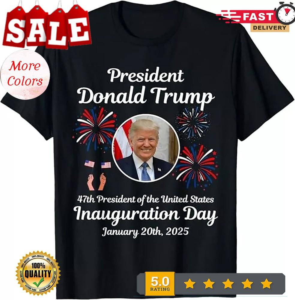 

2025/Donald Trump Inauguration Day 2025 47th USA President Unisex T-Shirt Unisex T-Shirt S