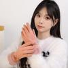Women's Winter Touchscreen Cycling Gloves - Thicken Velvet, Warm, Cold-Proof, Cute for Autumn & Winter