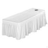 Cover Valance Sheet Bedspreads Massage Table Skirt Cosmetic 185x70cm