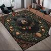 Weihnachtstiere Heim-Sofa-Dekoration für Wohnzimmer & Schlafzimmer, Rutschfeste Spiel-Flanell-Fußmatte für Spielzimmer