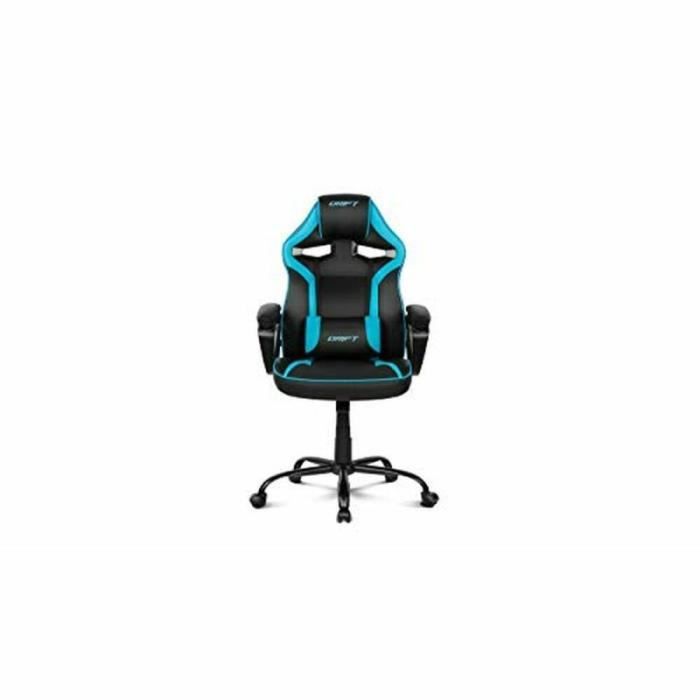Chaise De Jeu - DRIFT - DR50BL - Noir Bleu - Réglable En Hauteur - Avec Accoudoirs