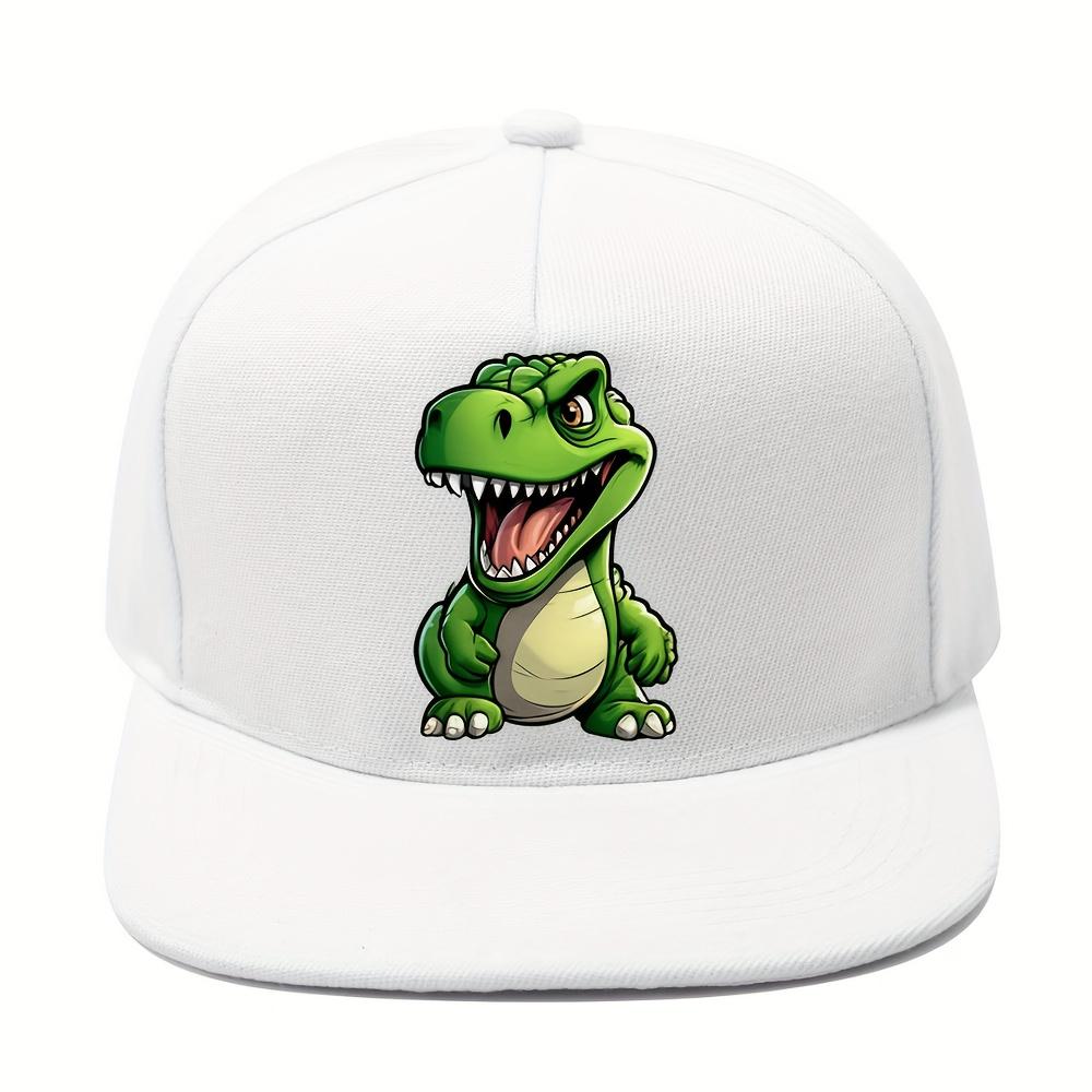 

Милая зеленая динозавр Бейсболка Полиэстер Snapback Кепка Повседневная Уличная одежда для Подростков и Взрослых One Size