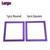 2Pcs Vibrant Rhinestone Frames with Magnetic Design for Craft Positioning